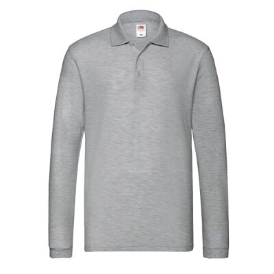 Premium long sleeve polo Thumbnail