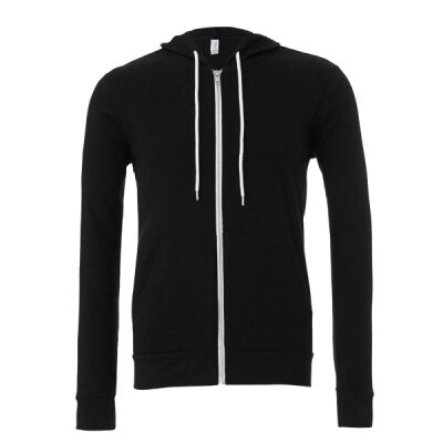 Unisex polycotton fleece full-zip hoodie Thumbnail
